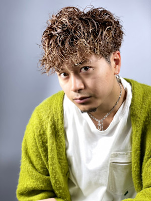 前おろしパーマ×カラー