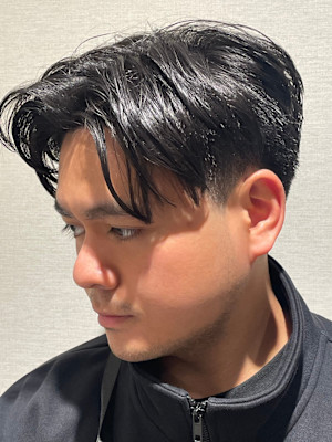 ツーブロックローフェード