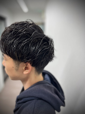 ツーブロマッシュスタイル