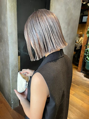 ボブ/ハイトーンベージュ