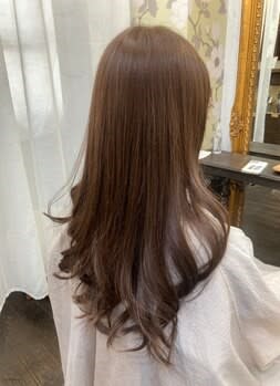 大学生　　ヘーゼルベージュ　ダブルカラー　