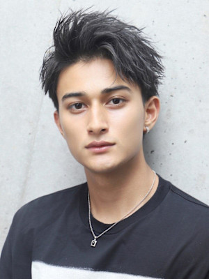 無造作オーバーアップ