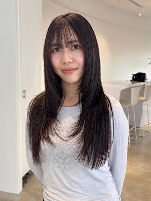 スーパーロングレイヤースタイル