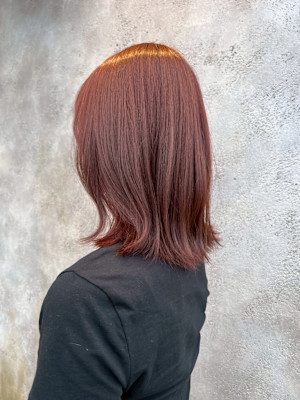 顔まわりレイヤー/チェリーレッド