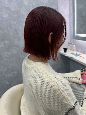 切りっぱなしボブ