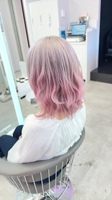 ピンクグラデーション