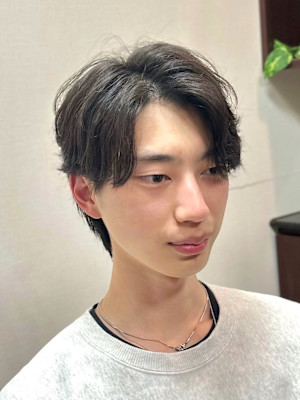 メンズパーマ/メンズカット/フェザーパーマ/銀座＜理容室＞