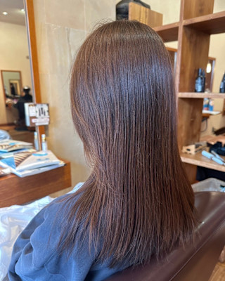 20代/30代/艶髪ロング/マロンベージュ