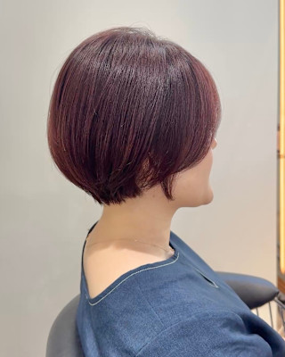 ミニウルフレイヤーカット顔周り前髪韓国ショートボブ/原宿