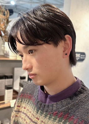 爽やかセンターパート