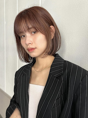 ボブレイヤーブラウンベージュ