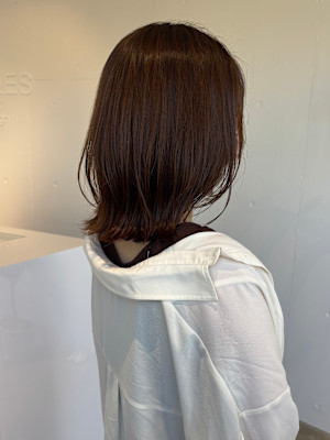 ワンカールでふんわりレイヤーボブ