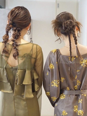 【daichi】編みおろしアレンジ/カチモリヘア