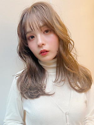 メルティーカラー/フェミニンロング/似合わせカット/渋谷