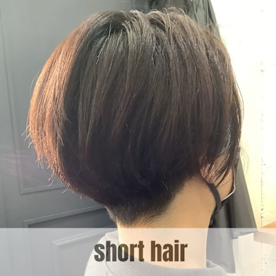 お客様スタイル 刈り上げ女子。