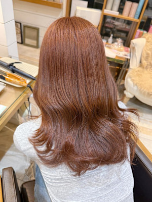 渋谷/チェリーブラウン/デジタルパーマ/大人ショート/ボブ