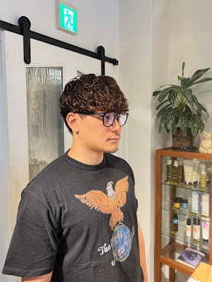 スペインカール/メンズパーマ/メンズ海外ヘア