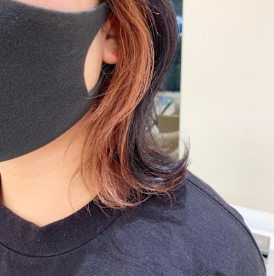 イヤリングカラー×ヘルシーオレンジ