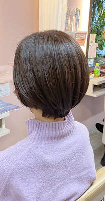 大人女性ショートボブ