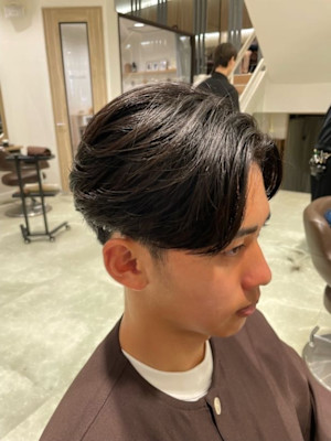 クセ解消×ナチュラルセンターパート【三軒茶屋】