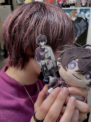 にじさんじ 佐伯イッテツ ケアブリーチ パープルブラウン グ