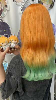 にじさんじ 宇佐美リト ケアブリーチ グラデーション オレン