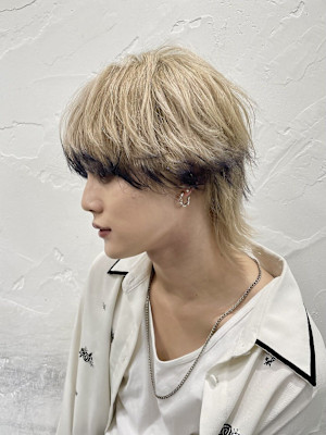 メンズマッシュウルフ×エンドカラー