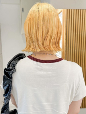 【hinari】ブリーチ/ハイトーン/ボブ/ブロンド