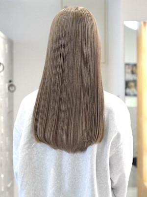 【タニグチ】ベージュカラー/髪質改善/ハイトーン/艶髪