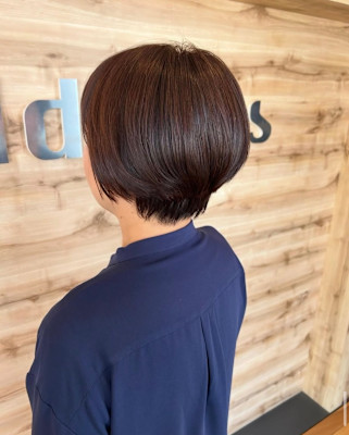 まとまるショートボブ