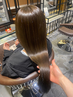 カラー/髪質改善/ダブルカラー/オリーブベージュ/ベージュ