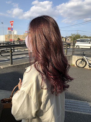 グラデーションカラー/ベビーピンク/ベージュピンク