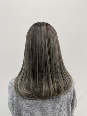 グレージュハイライト