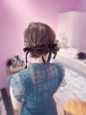 ボブでもできるツインヘア