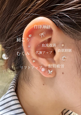 耳ツボジュエリー♪