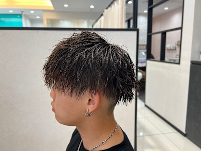 メッシュツイストパーマ