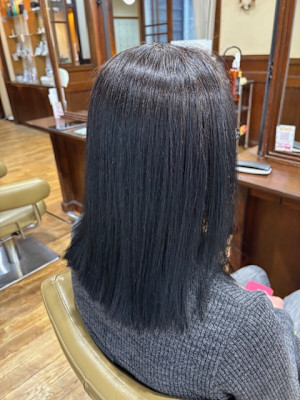 ノンダメージストレート（くせ毛の混合毛）