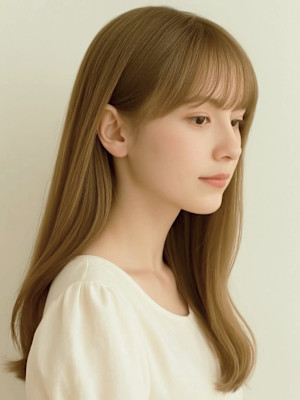 透明感カラー アッシュベージュ 大人可愛いゆるふわ