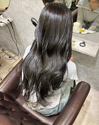 ダブルカラー×オリーブベージュ