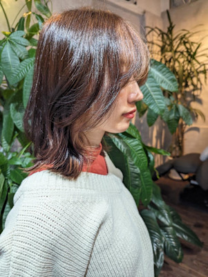 ～オーガニックカラーでインナーカラー～