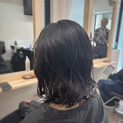 ゆるパーマで雰囲気柔らかく！