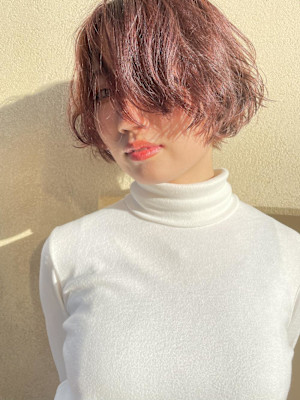 ～ショートヘア×カッパーオレンジオーガニックカラー～