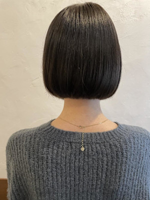 ～ミニボブ×オーガニック艶カラー～