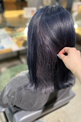 ネイビー×パープル／アンブレラカラー