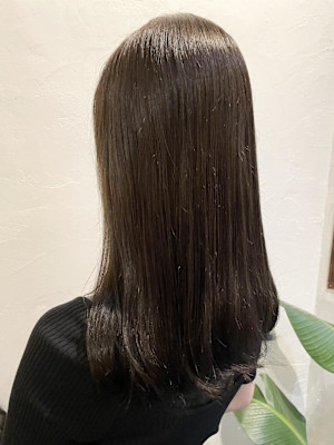 ～マットブラウン×オーガニックカラートリートメント～