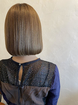 ～ハイトーンベージュ×ボブ～