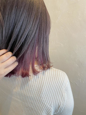 ～ラベンダー×パープルのインナーカラー～