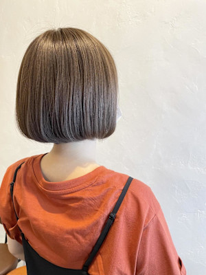～ベージュ×ミニボブ～