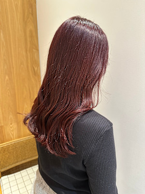 チェリーピンク/ワンカラー/暖色カラー