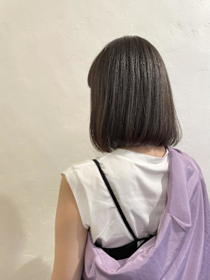 ～艶っと長めのボブスタイル～